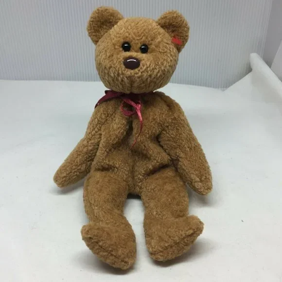 Ty Beanie Ty Brown Bear 1993 Ty Original Beanie Baby Curly Brown